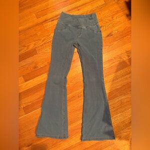 High-Waisted Flare Jean Legging